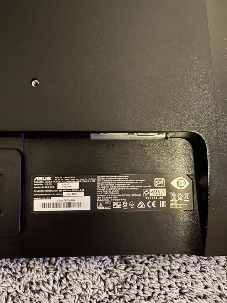 asus va27e iç ekranı kırık monitör - 4