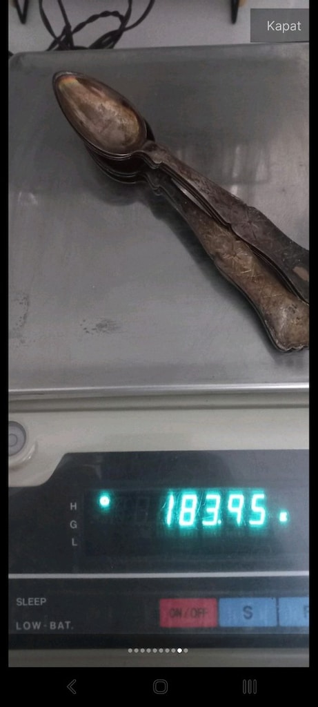 Gümüş tatli kaşık - 7