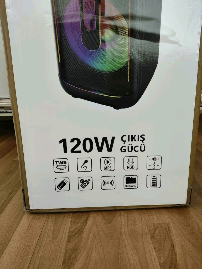Hiking ST-20 120W Profesyonel RGB Bluetooth Hoparlör (TAKAS OLUR) - 6