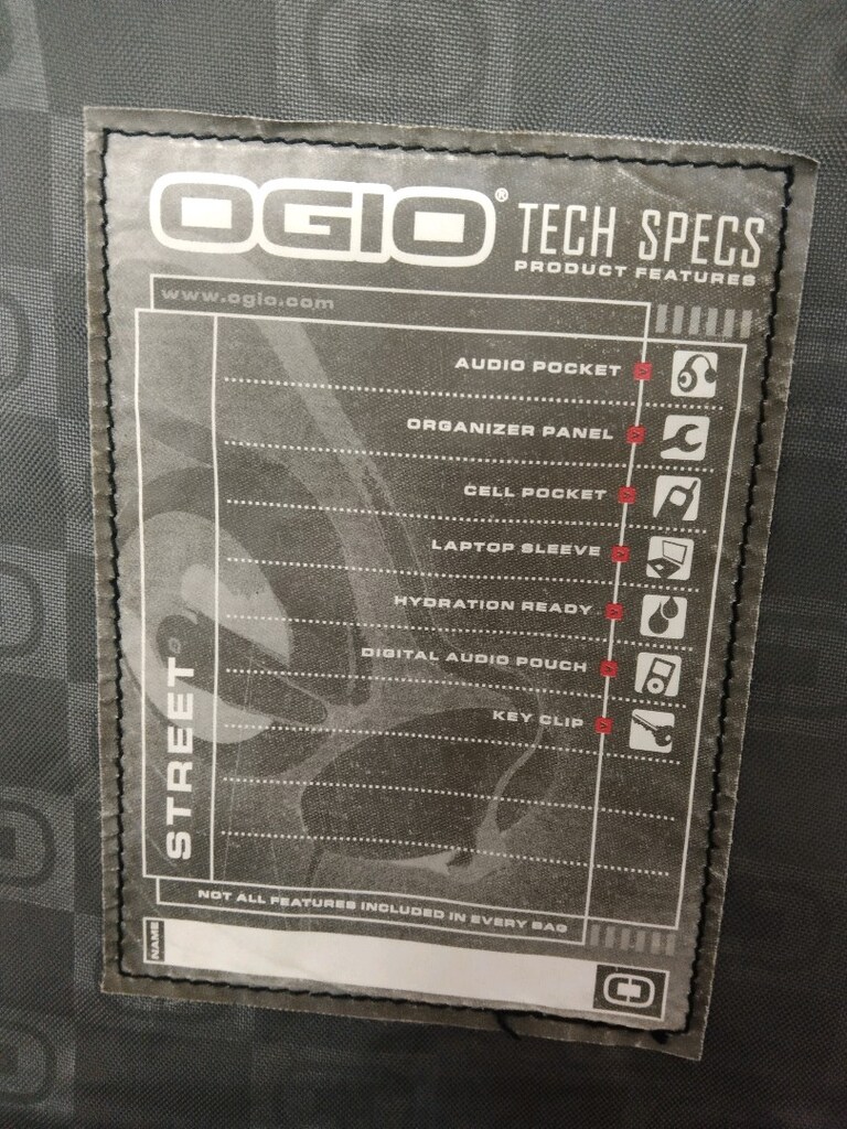 ogıo tanberk sırt çantası temiz. yenigibi - 3