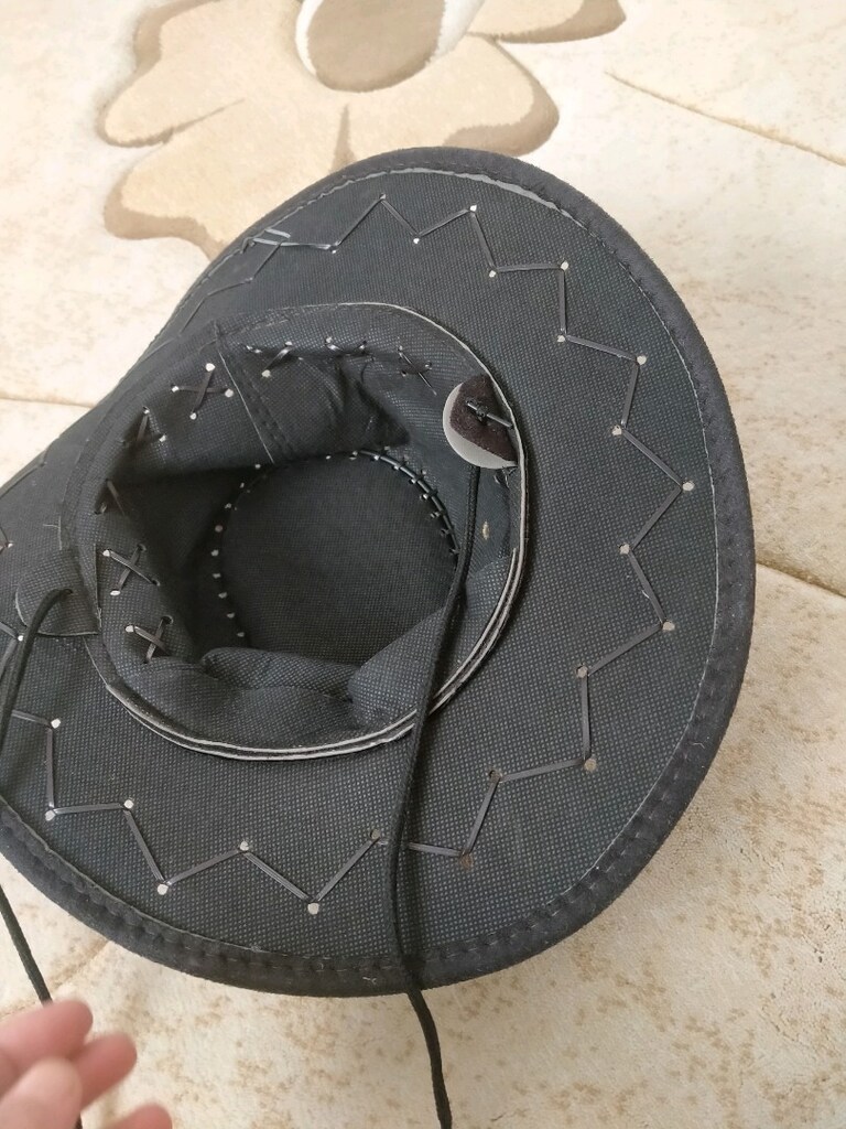 şapka kovboy siyah renk yıl sonu gösterisi için uygun unisex - 5