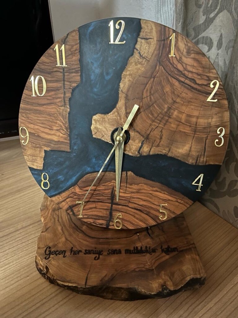 ahşap saat - 3