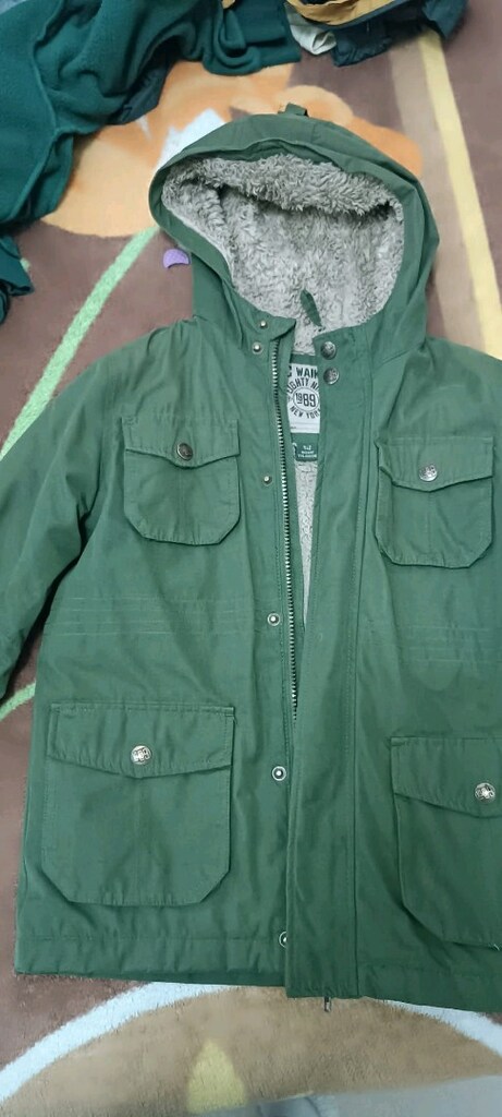 6 7 yas erkek yesil mont - 3