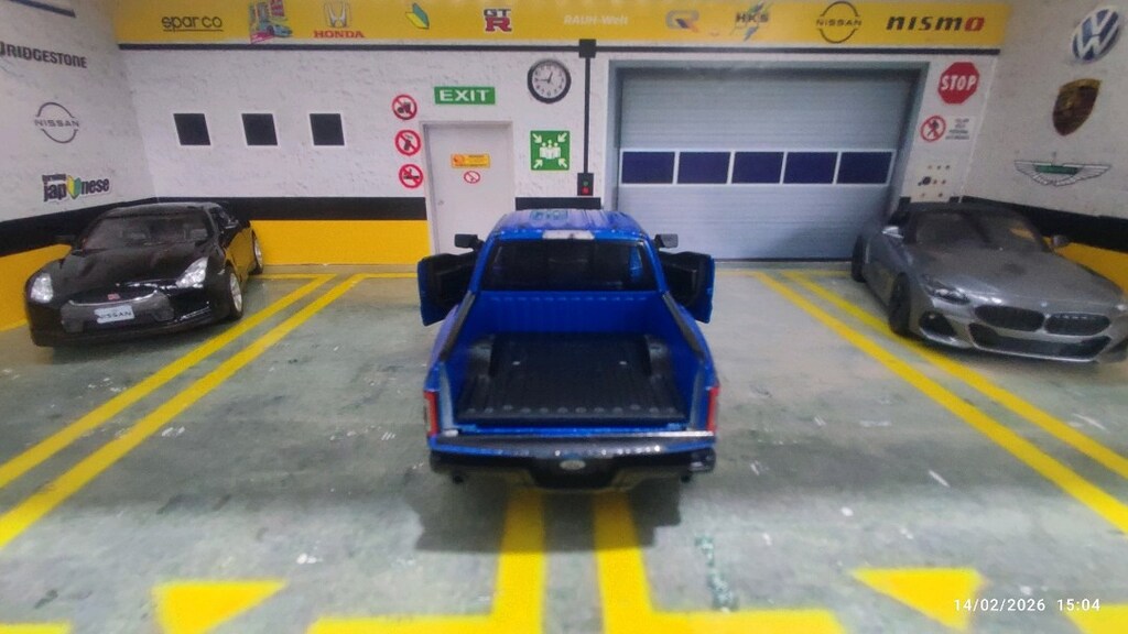 Ford Raptor 2022 modeli metal diecast oyuncak araba - 11