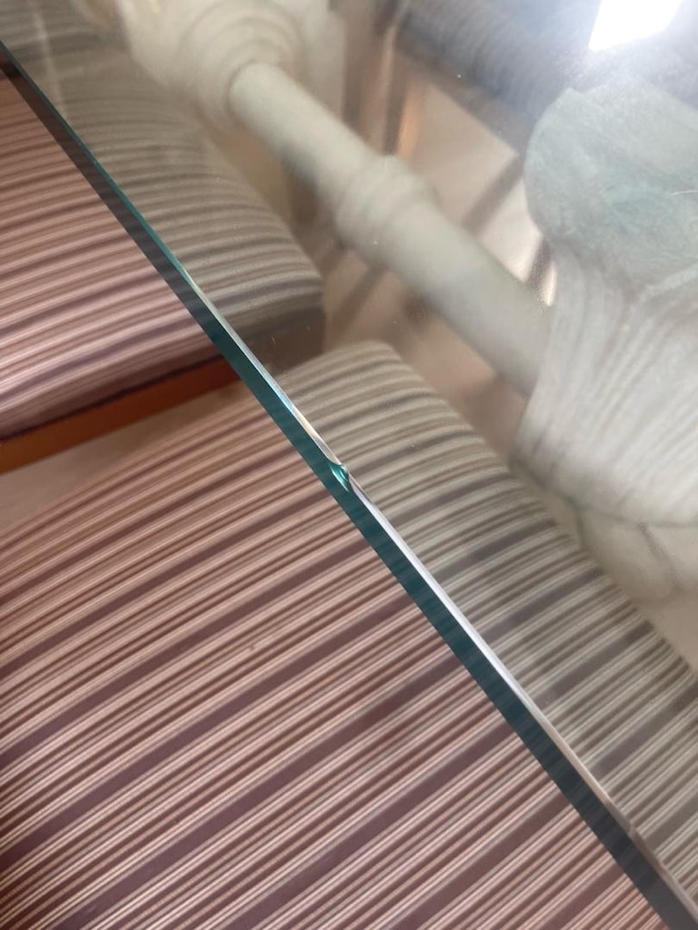 Cam Tablalı Ahşap Yemek Masası ve Sandalye Takımı - 3