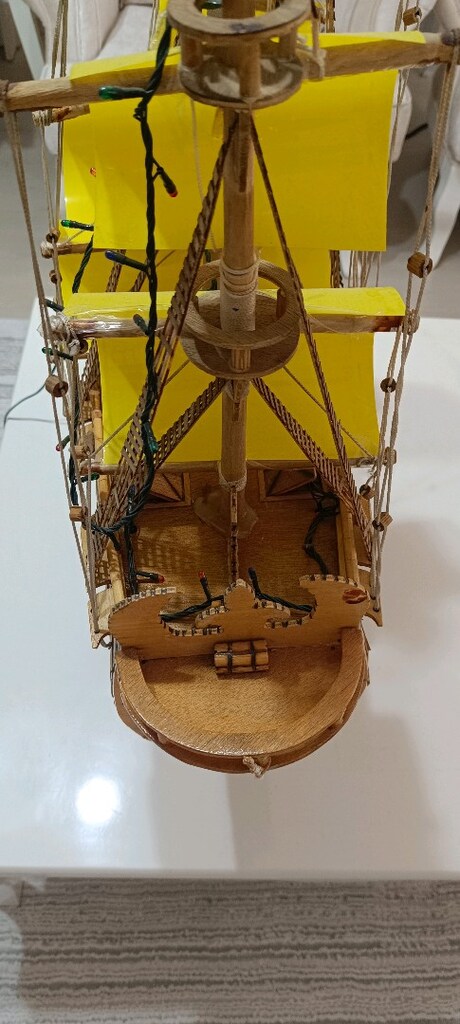 ahşap maket gemi - 12
