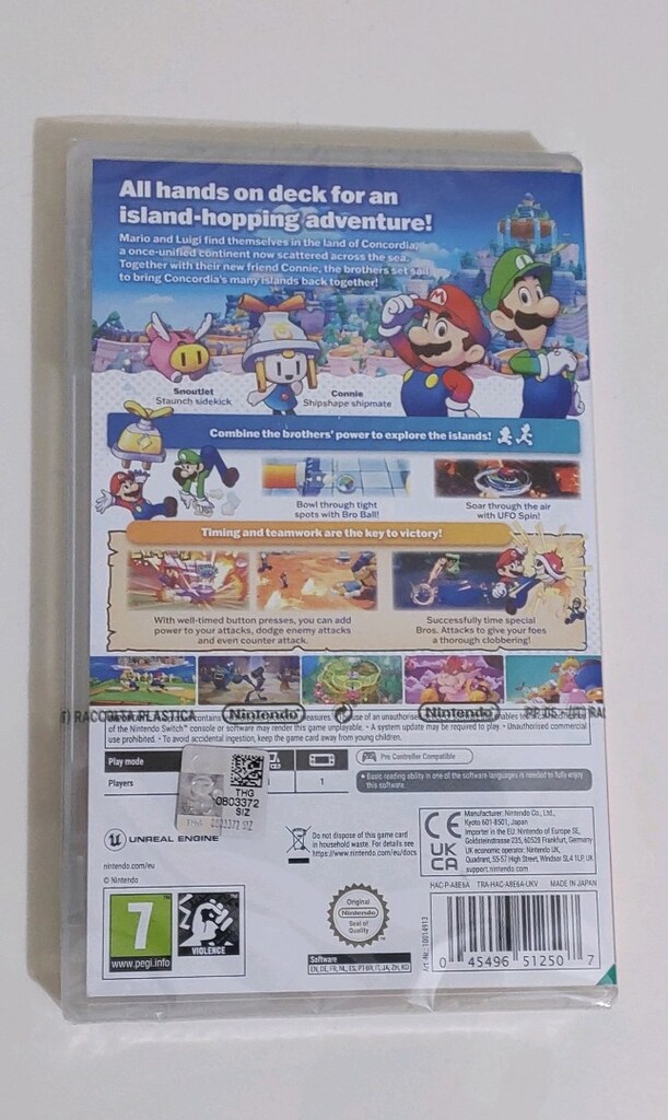 Sıfır Kapalı kutu Lütfen açklmy okyn Switch Mario Luigi Brother oyun - 3
