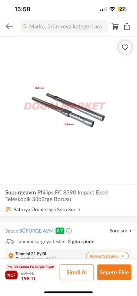 Philips İmpact 1700 watt süpürge - 9