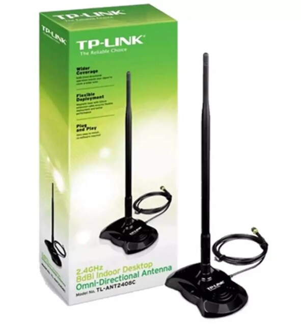 TP-LINK TL-ANT2408C 2.4GHz 8dBi İç Mekan Masaüstü Yönsüz Anten