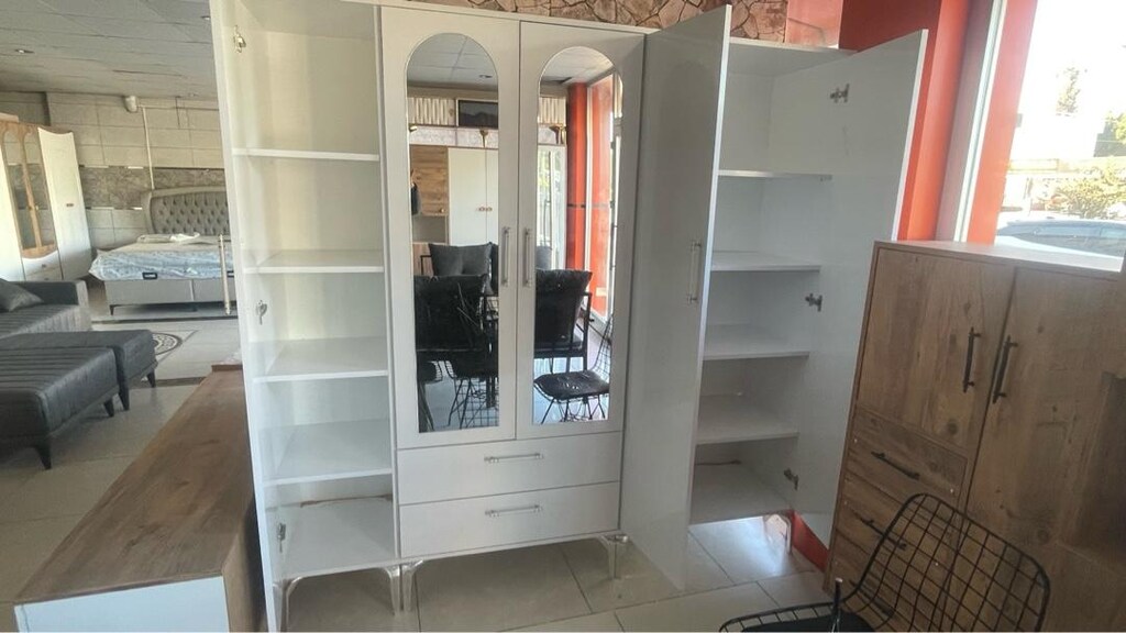 5 Kapaklı elbise dolabı mdf - 2