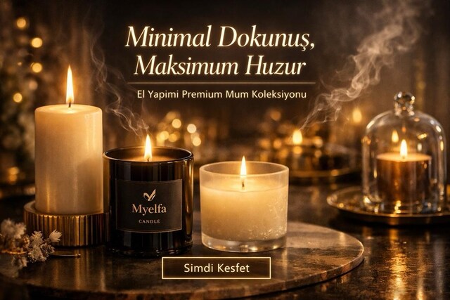 Premium Dekoratif Mumlar | Üreticiden