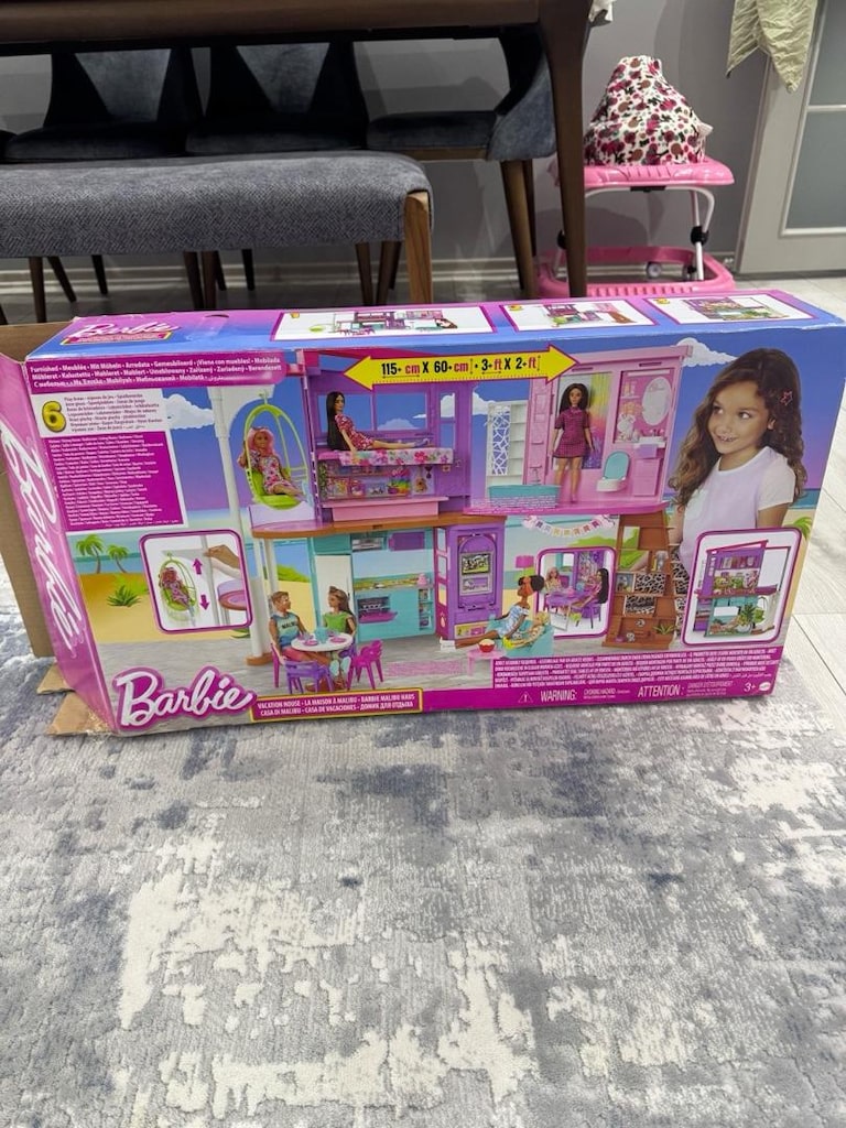 Barbie Tatil Evi Oyun Seti HCD50-9797 - 4