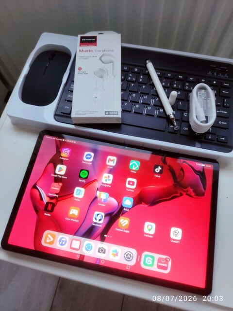 HUAWEİ MATEPAD SE11 128 GB Sorunsuz Temiz+FULL SET