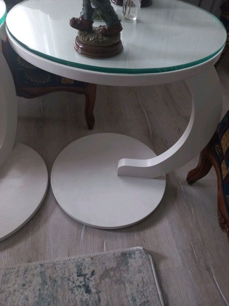 2 adet zigon sehpacamlı ve tekerleklidir - 5