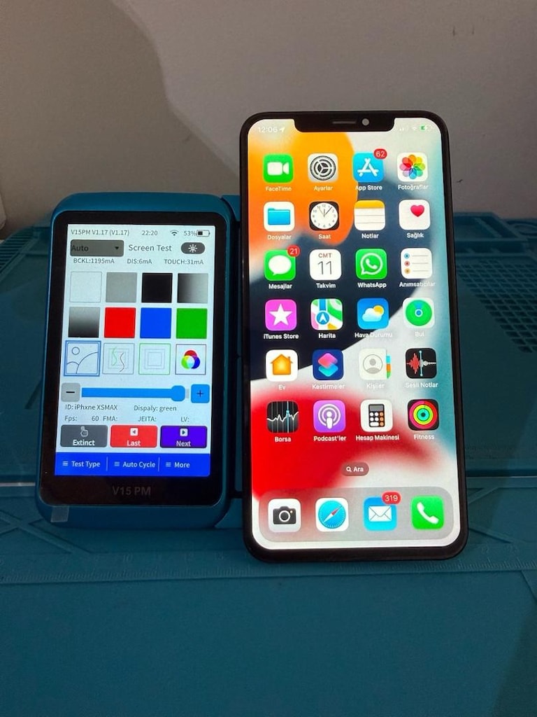 iPhone Xs Max Ekran HD Premium Test edilmiş Sıfır Ekran - 4