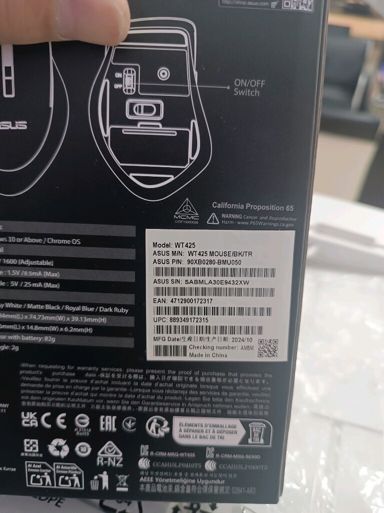ASUS KABLOSUZ MOUSE KALİTE - 3
