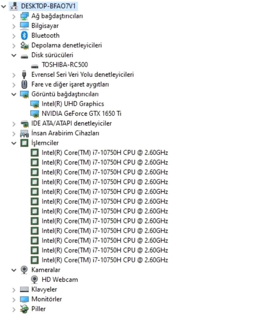 i7 10. Nesil Monster G@ming 17.3 dev ekranlı oyun canavarı laptop - 8