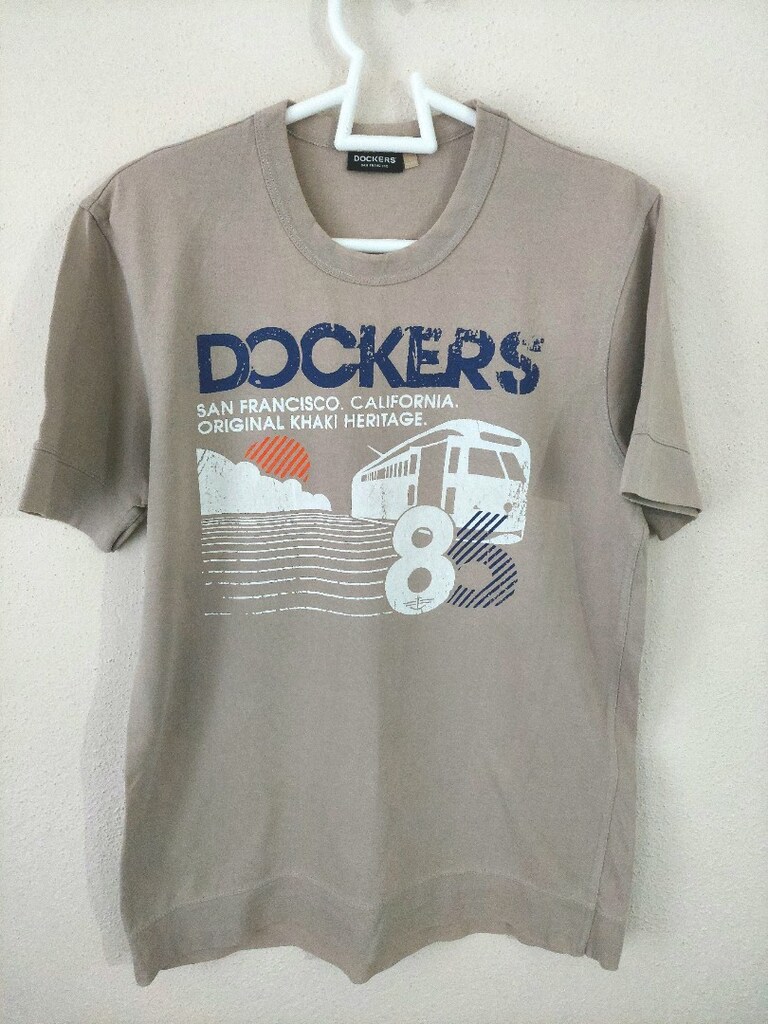 Dockers erkek baskılı sweat tshirt