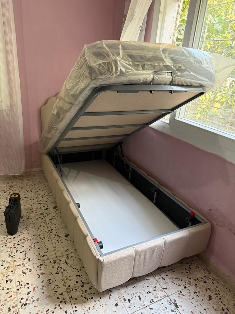 ultra lüks tek kişilik baza başlık yatak sıfır ürün dev kampanya - 4