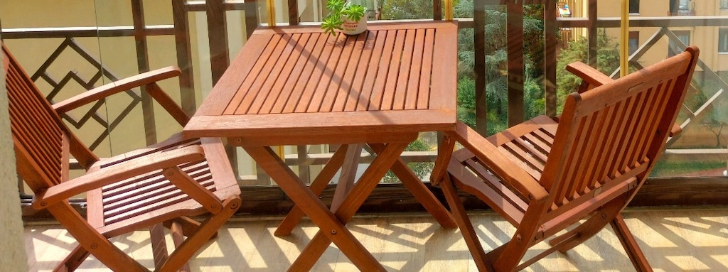 BAHCE BALKON-MASA SANDALYE SETI-TIK SERTAGAC (1 MASA+2 KOLLU SANDALYE)