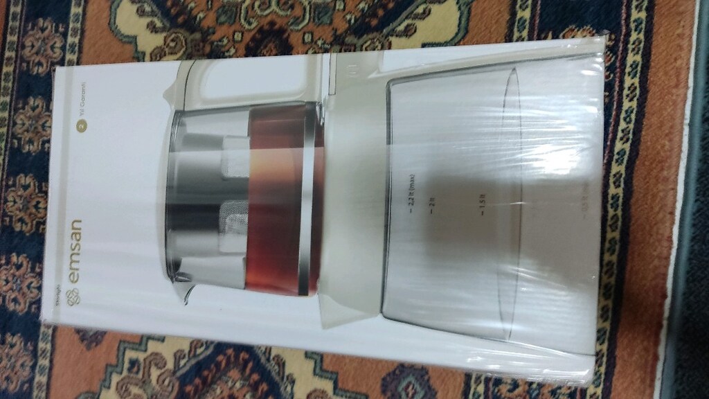 Emsan Glass Tea XL 2 in 1 Cam Çay Makinesi ve Kettle Starlight - 4