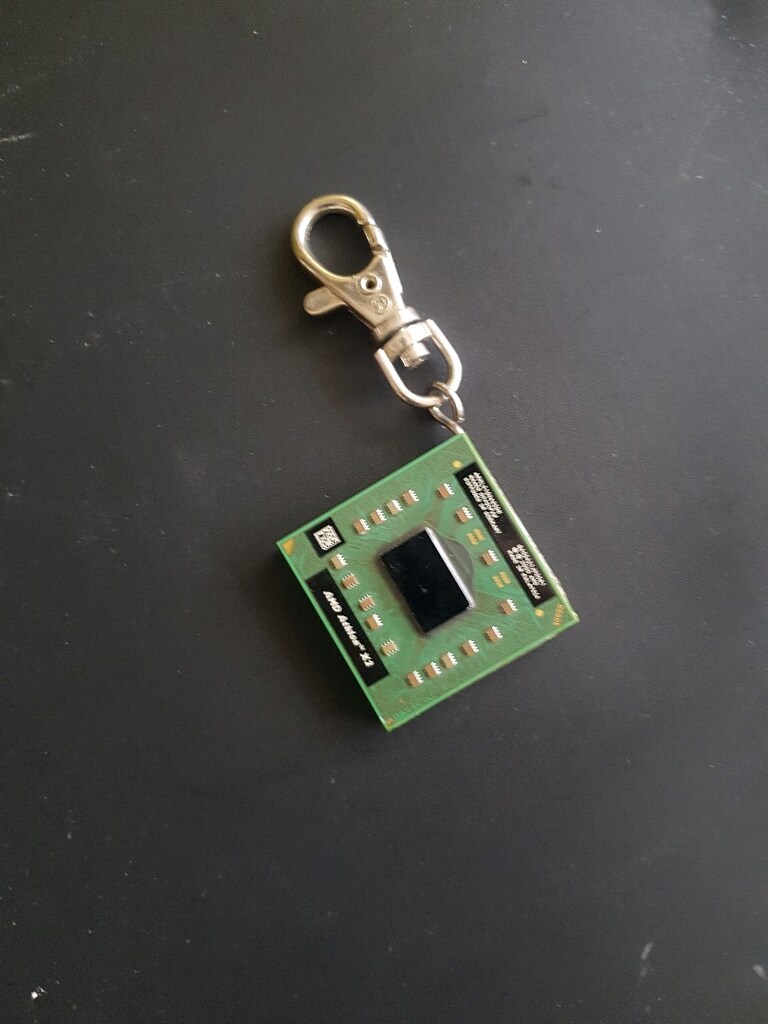 işlemci cpu anahtarlık hediyelik - 2