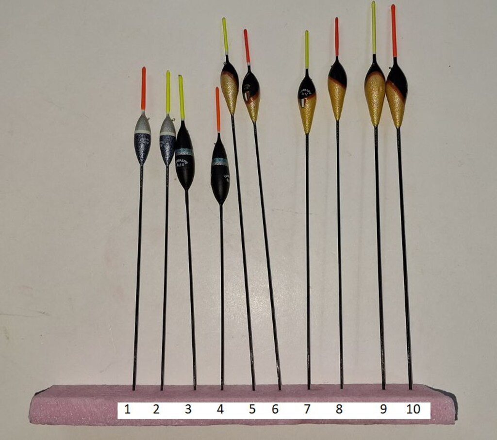 Hassas Olta Şamandrası Set. 5 farklı çeşit, 10 adet.OLTA26 - 2