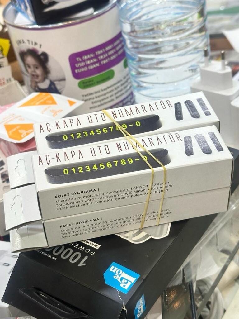 araç park numaratör istediğiniz numara yazılır sadece 100 tl