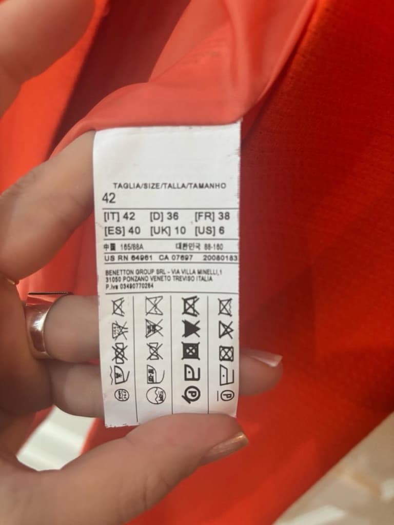 Benetton Marka Trençkot - 5