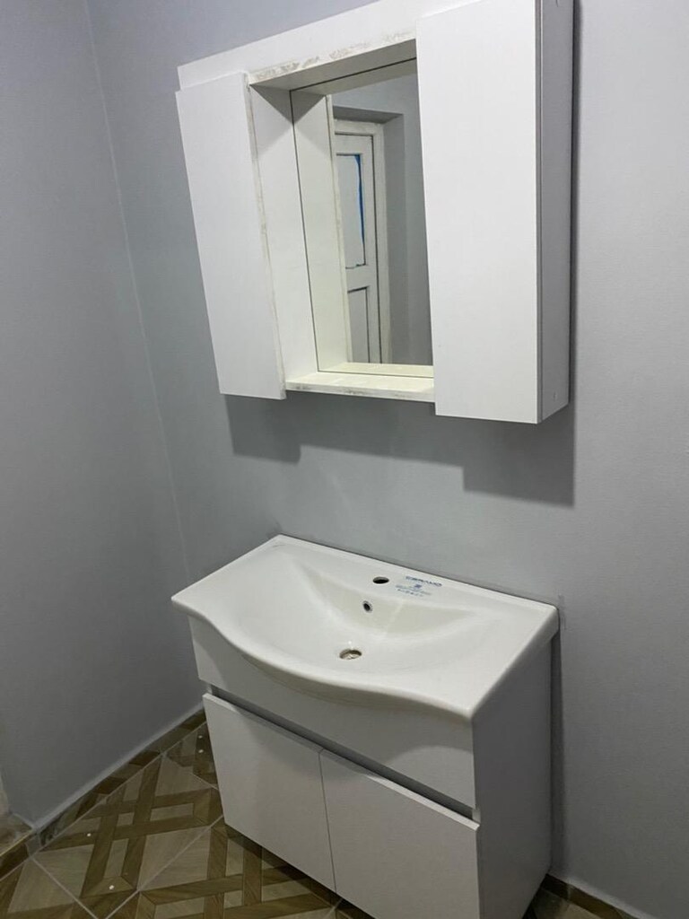 Banyo dolabı 80cm tam takım sıfır ürün - 2