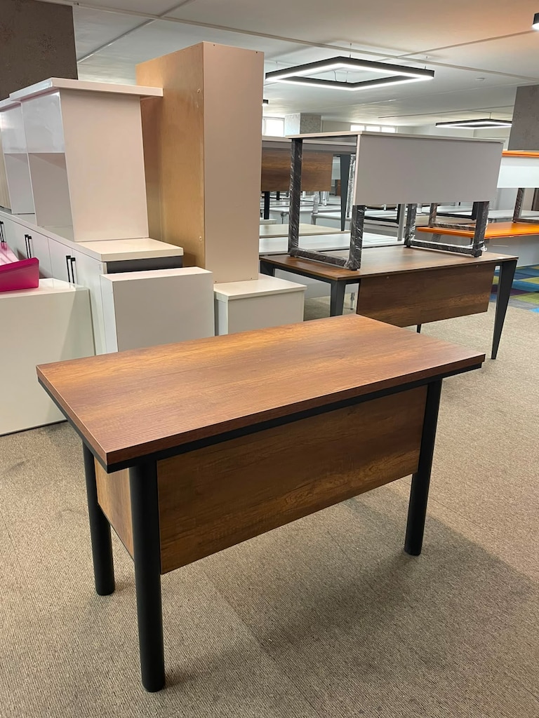 KLAS OFİS ÜSKÜDAR 120x60 cm BAROK CEVİZ ÇALIŞMA MASASI SIFIR - 3