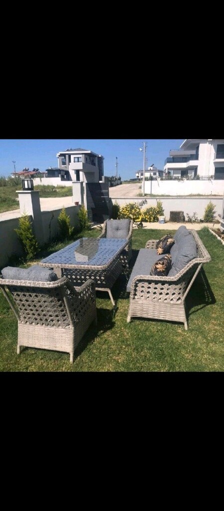Rattan bahçe balkon mobilyası
