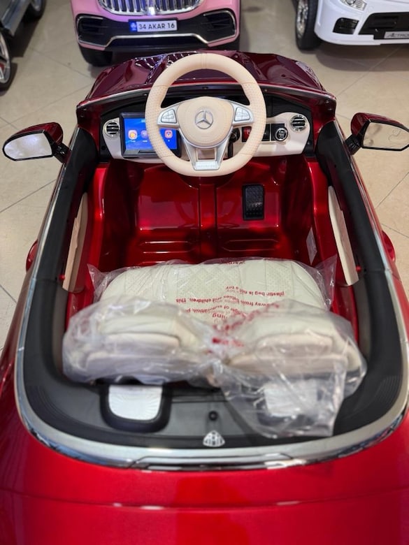 Akülü Araba Tabletli Mercedes Maybach - 10