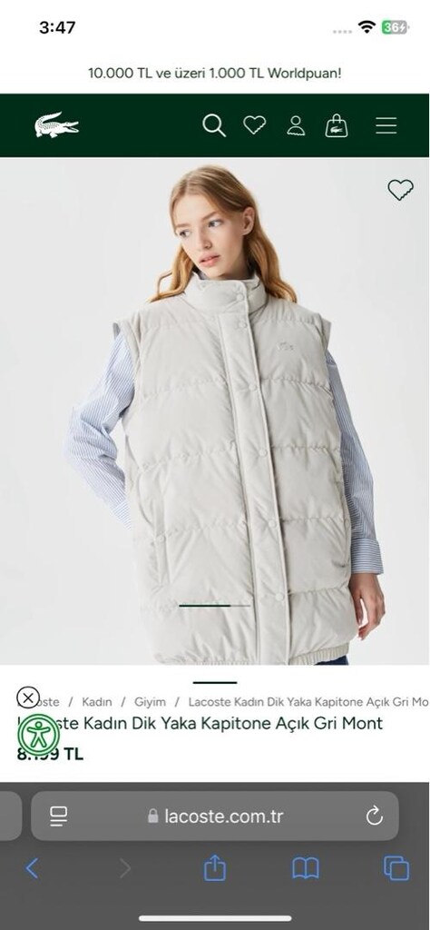 Lacoste Şişme Mont - 2