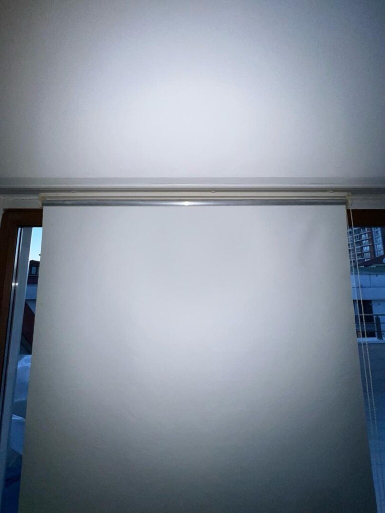 3 Adet Güneş Geçirmez Blackout Stor Perde Beyaz 135 155 200 - 5