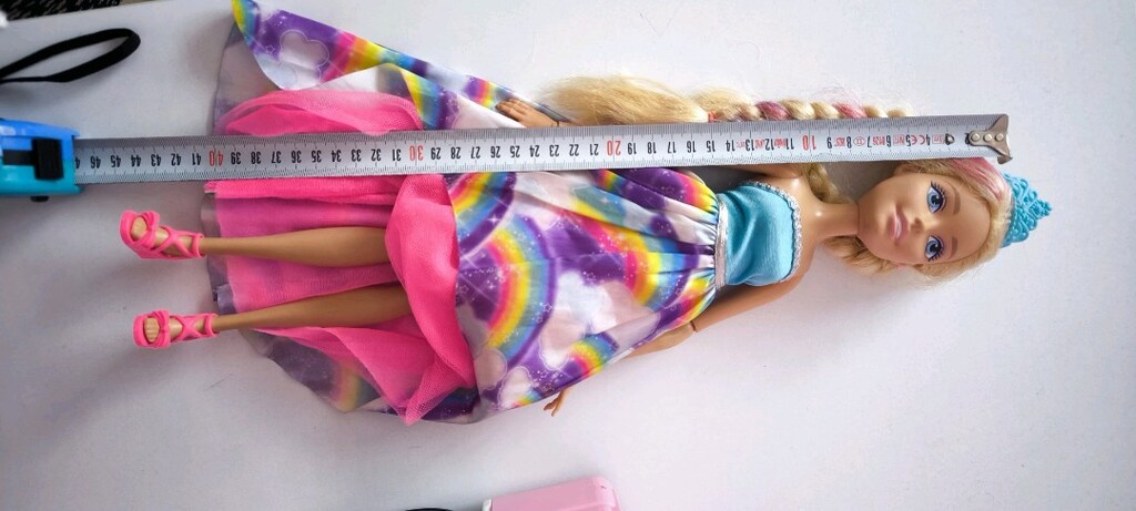Barbie Örgü Saçlı Dreamtopia 45 cm Orjinal Bebek - 2