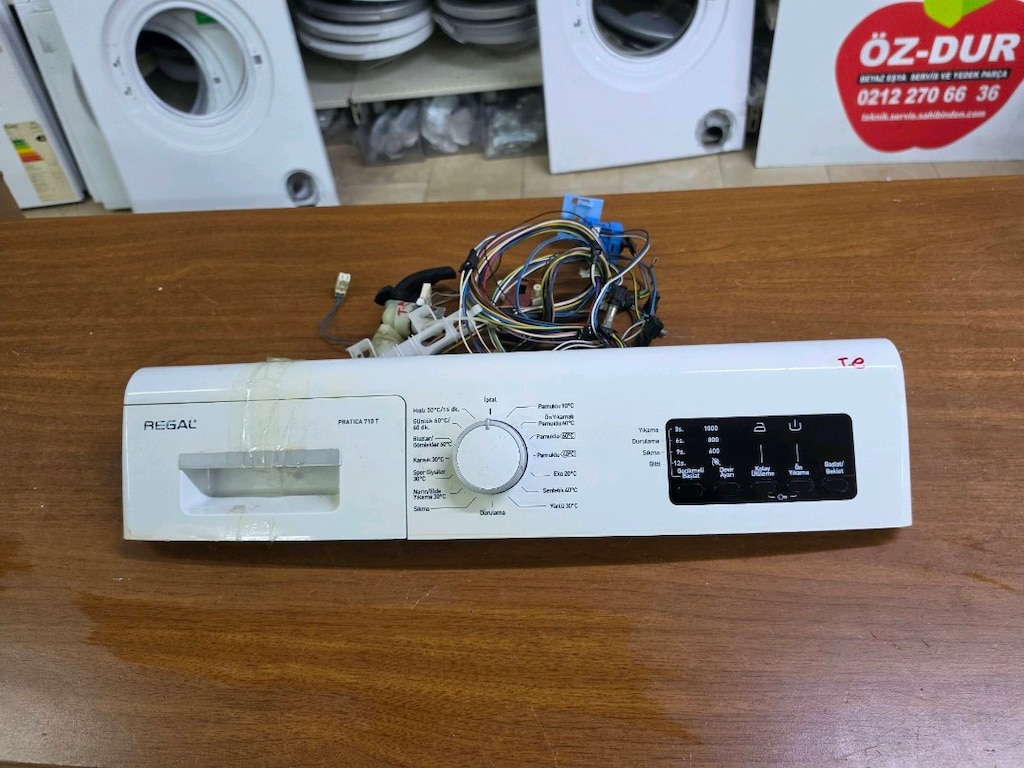 Regal Pratica 710 T Çamaşır Makinesi Ön Panel, Kart ve Kablo Tesisatı - 5