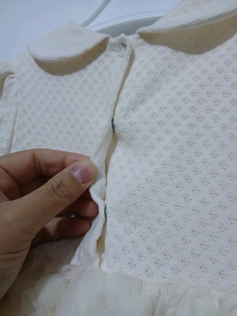 Serkon Bebe Yaka Fiyonklu Tüllü Elbise(18-24 Aylık) - 7