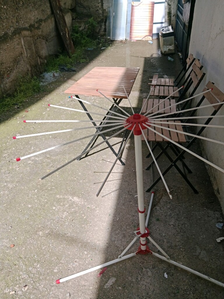 Portatif katlanabilir Çamaşır askılığı - 2
