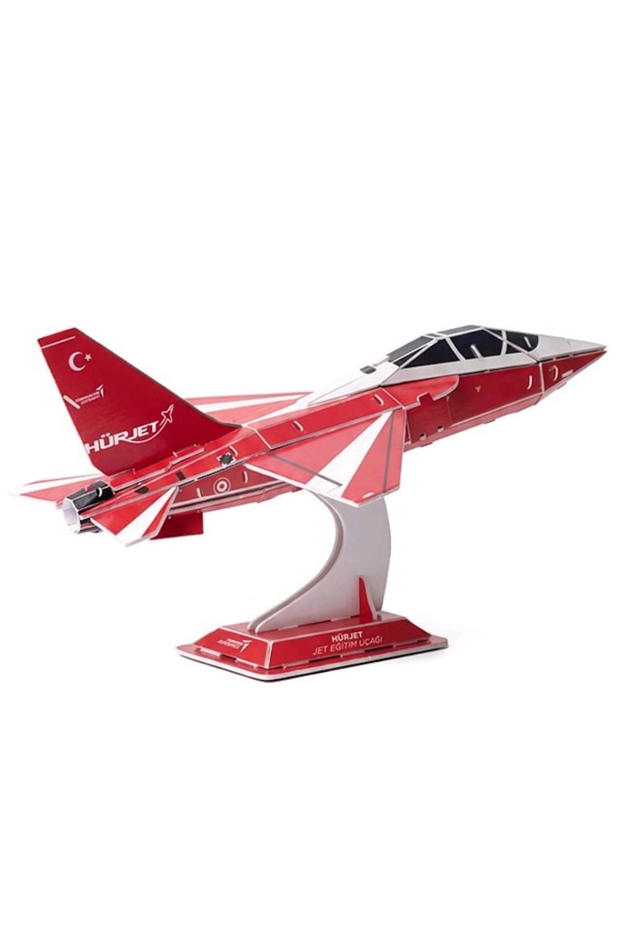 TUSAŞ Kaan Gökbey Hürjet ve Hürkuş 4'ü 1 arada 3D PUZZLE - 8