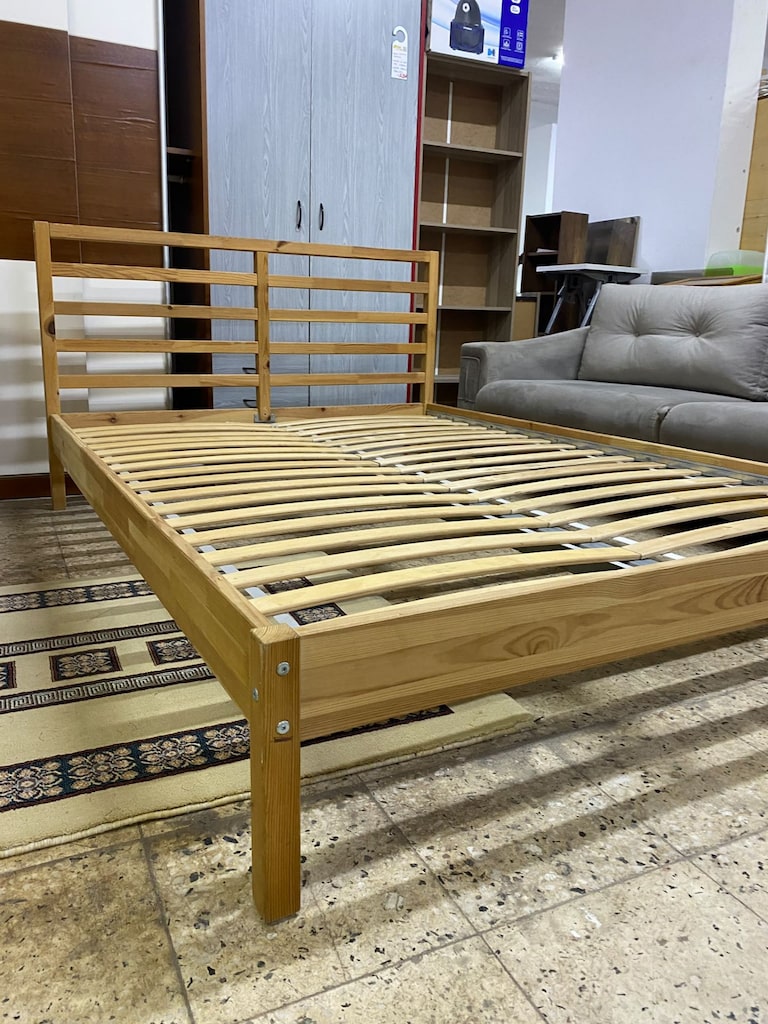 2. EL AHŞAP IKEA ÇIFT KIŞILIK KARYOLA - 4