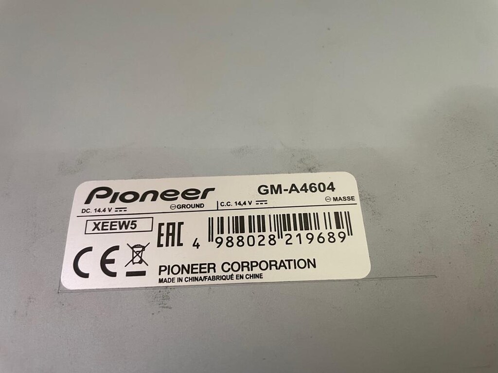 Pıoneer Gm-A4604 4 Kanal Anfi - 4