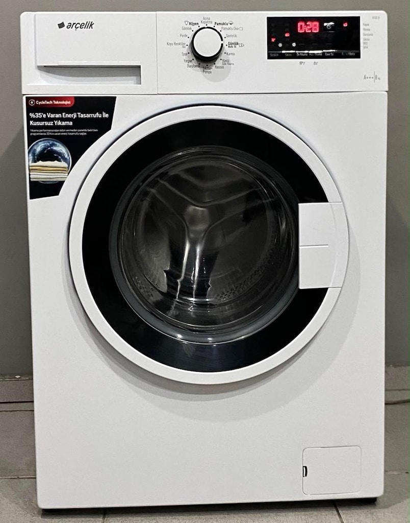 ARÇELİK 8 KG A+++ ÇAMAŞIR MAKİNESİ AYNI GÜN HEMEN TESLİM YENI MODEL - 3