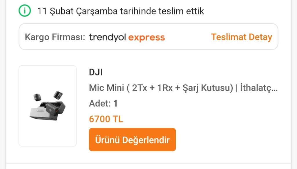 Dji Mic Mini (kullanılmadı) - 2