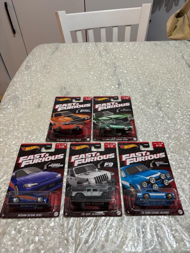 Hot Wheels Fast Furious 2022 Yurtdışı Uzun Kart 5 Araç - 5