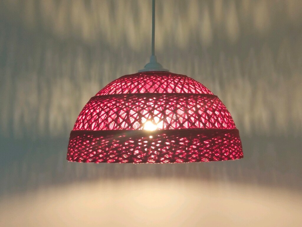 BOHEM SARKIT AVİZE 16*32 cm E27 KIRMIZI - 3