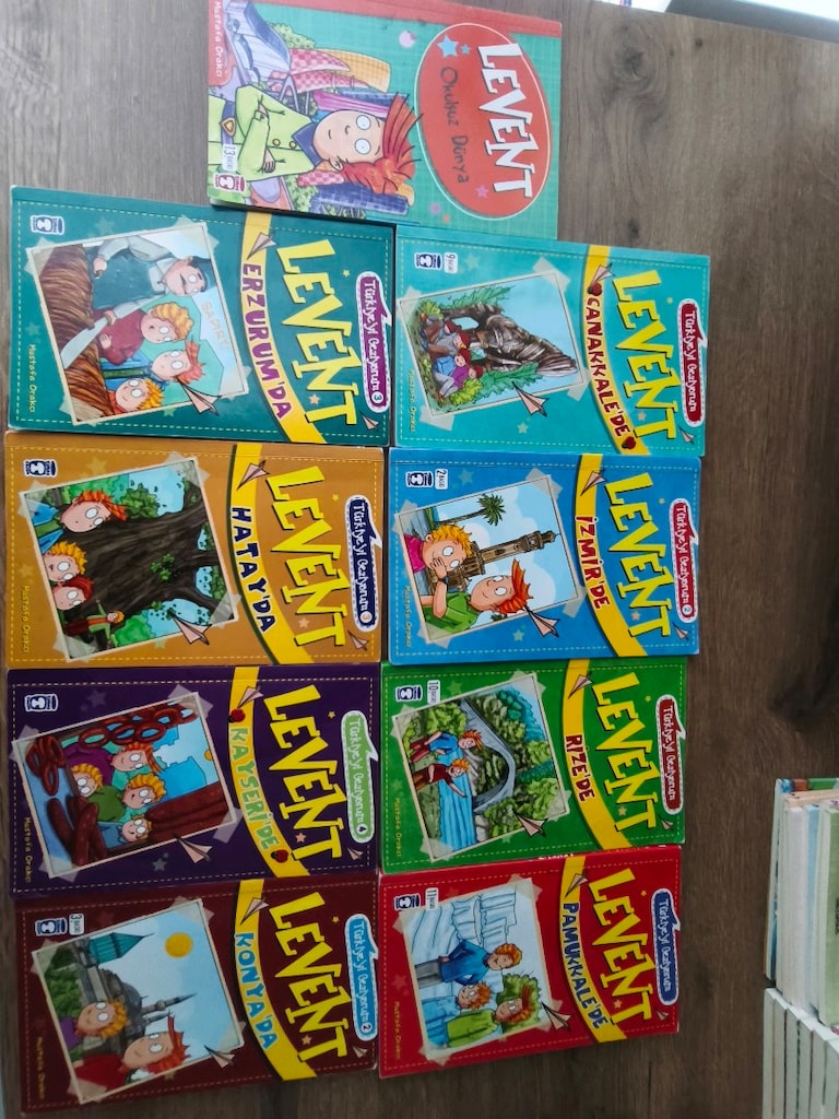Levent Türkiye yi geziyorum kitapları - 3