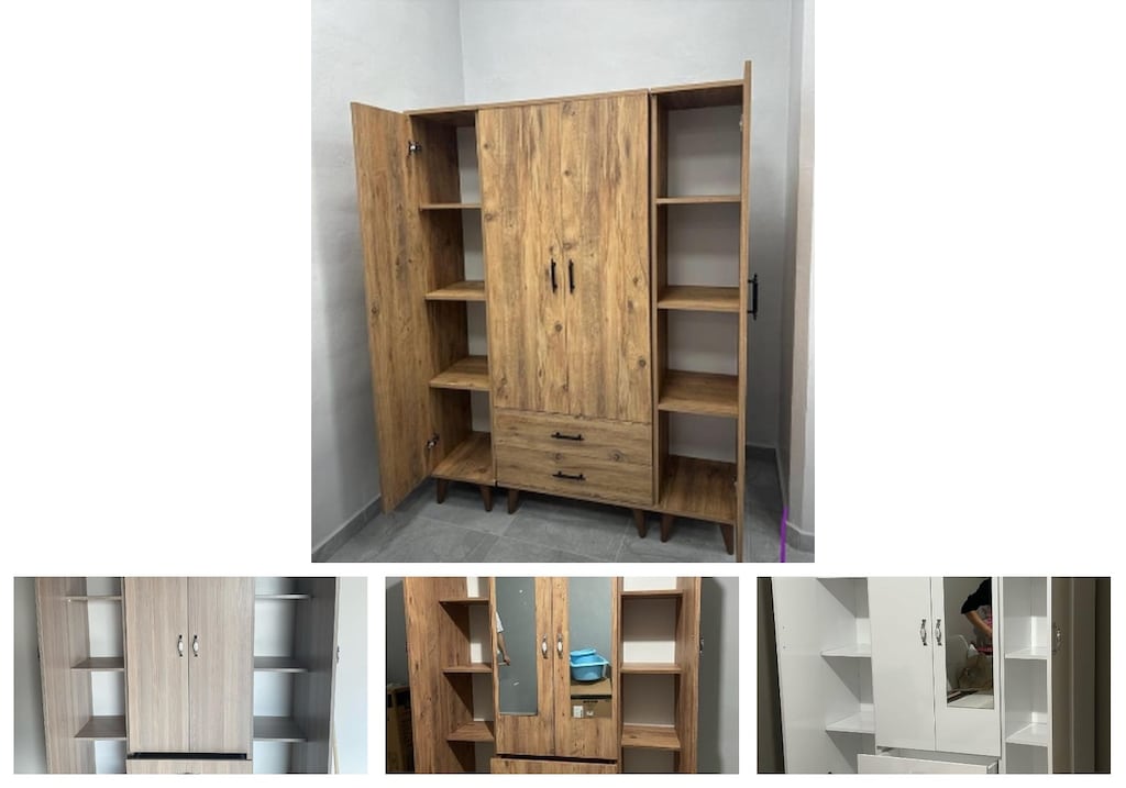 4 kapaklı elbise dolabı qxpfvukaoh - 4