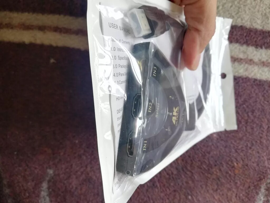 Sıfır hdmı çoklayıcı 4 k. 3 port tek tuşla kontrol - 2