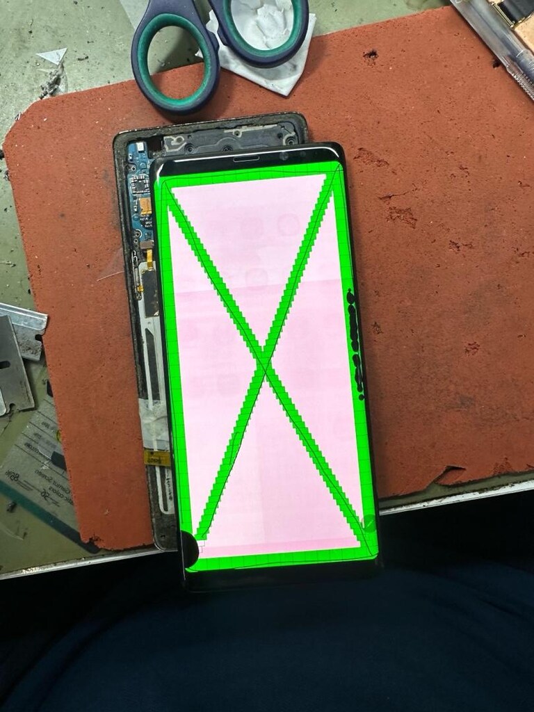 Samsung not 8 orjinal büyük lekeli ekran - 2